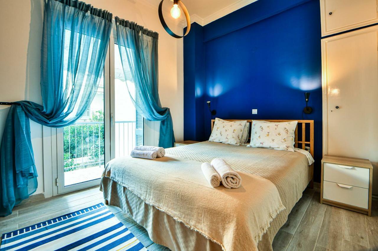 Cozy Blue Apartment By Zain Athens Ngoại thất bức ảnh