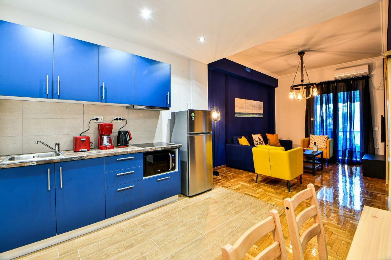 Cozy Blue Apartment By Zain Athens Ngoại thất bức ảnh